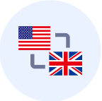 Choose from a rich variety of American & British voices, male and female