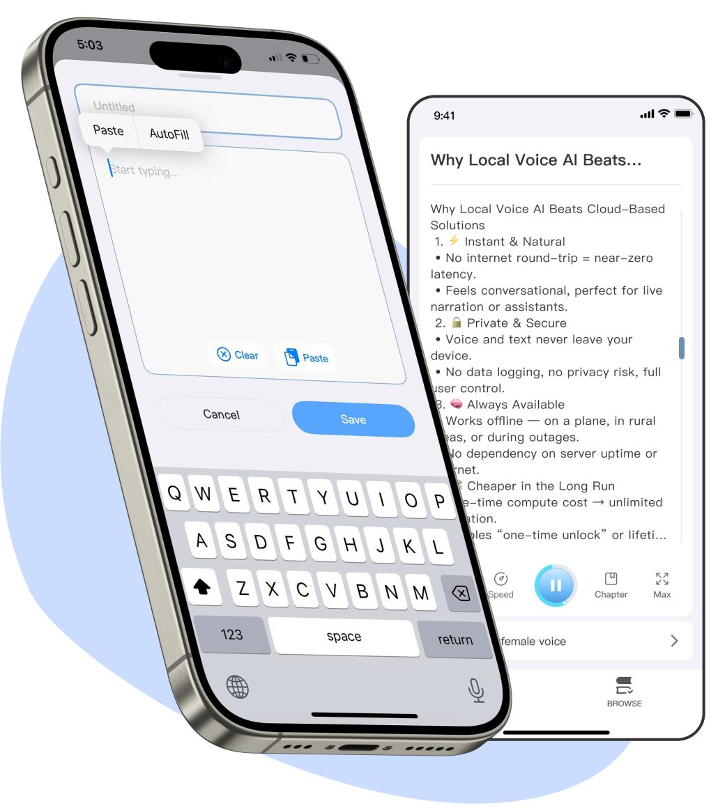 Demonstration of pasting steps